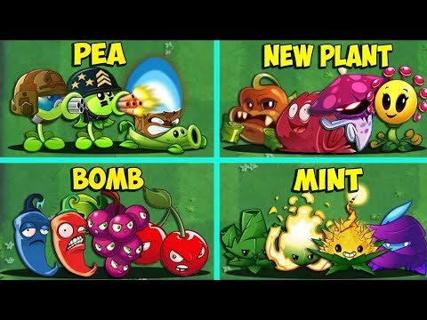Random 20 Team 4 Plants Battlez - Who Will Win? - PvZ 2 Team Plant vs Team Plant #pvz2