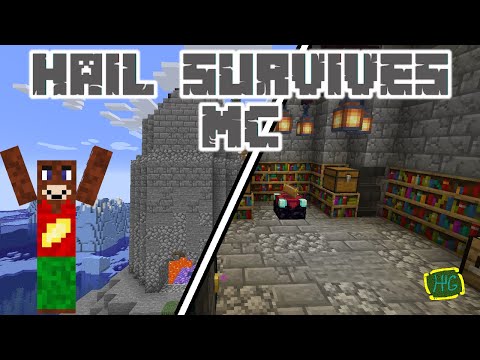 (#35) WIZARDS TOWER! New Enchantment Room (Minecraft 1.18.1 - Hail Survives MC)