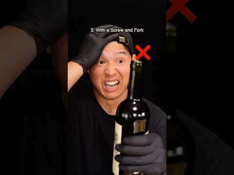 How to Open a Wine Bottle Without a Corkscrew #lifehack