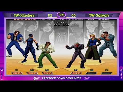 TW-Xiaohey Vs TW-Saiyan FT10 KOF 2002 UM - Uma luta muito insana