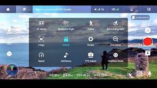 How to Use Fly Around/Surrounding Flight Mode when Filming with a Drone? EX5 Pro Drone Demo 1.
