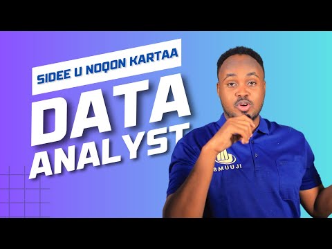 Sidee baan u noqon karaa data analyst?