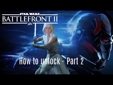 Star Wars Battlefront 2 - Discover the secret on Takodana part 2 ( Rey Resilient Appearance )