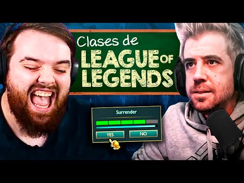 ENSEÑO A AURON A JUGAR AL LOL