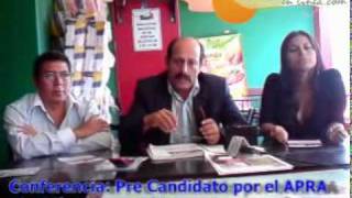 preview picture of video 'Conferencia Pre candidato APRA Alcaldía Huaral Héctor Valer.mpg'