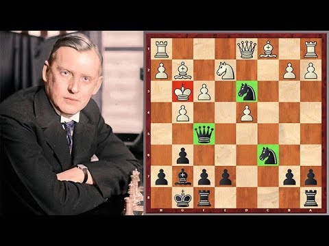 Must See! Alekhine Is "Horsing Around"