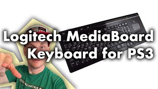 Logitech Cordless MediaBoard Pro Bluetooth Keyboard for PS3