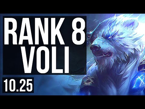 VOLIBEAR vs SETT (TOP) | Rank 8 Voli, Godlike, 11/4/9 | NA Challenger | v10.25