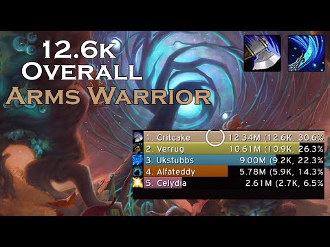 Mists+15 | 12.6K Overall DPS | Arms Warrior (NF)