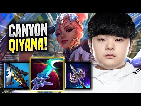 CANYON IS SO GOOD WITH QIYANA! - DK Canyon Plays Qiyana JUNGLE vs Viego! | Season 2022
