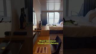 Royal Caribbean Ocean View Balcony stateroom aboard Wonder of the Seas