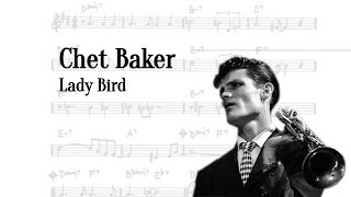 Chet Baker - Lady Bird (solo transcription)