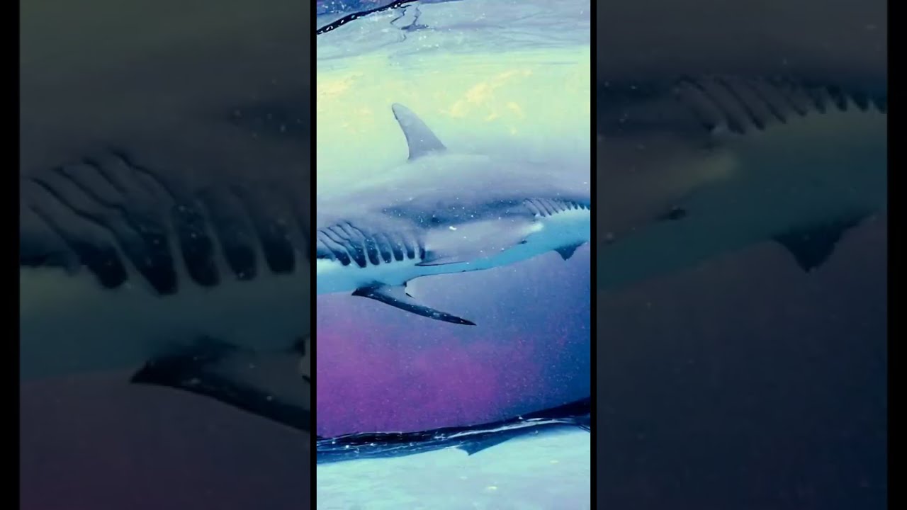 Stable Diffusion - Caution: Sharks In The Water! #shorts