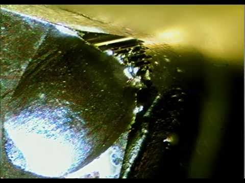 Verschleiß an HM Wendeschneidplatte