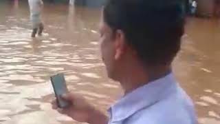 preview picture of video 'Kuttipuram Floods Town'