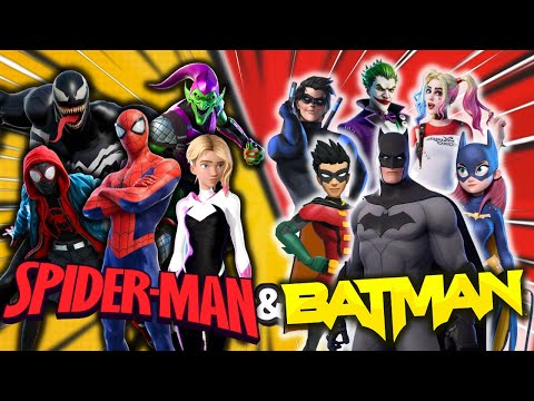 🔴 SPIDERMAN TEAM vs  BATMAN TEAM⚫ FITNESS RACE🔥JUST DANCE and EXERCISE for KIDS | BRAINBREAK