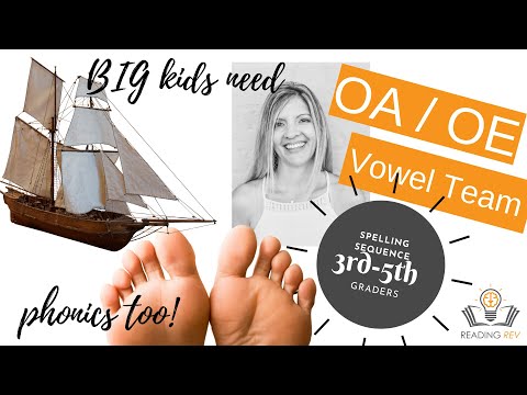 OA and OE Predictable Vowel Teams