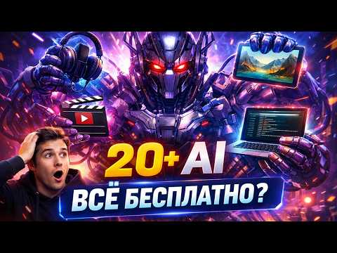 Топ БЕСПЛАТНЫХ AI: апскейл, видео, музыка, вайб-коддинг, моушн-графика, озвучка, скиллы | Новости ИИ