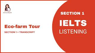 🎧 IELTS Listening Practice | Section1 | Eco-farm Tour