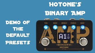 Hotone Binary Amp - What To Know & Where To Buy | Equipboard