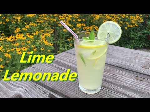How to make lemonade with real lemons and lime (with honey)