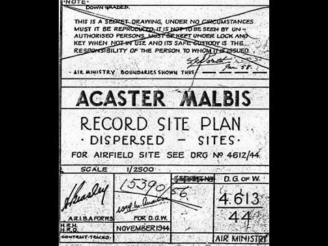 RAF Acaster Malbis WW2 Airfield Explore ...  One of the most dangerous UK airfields during WW2
