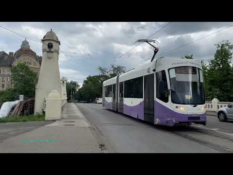 Trams in Timisoara, Romania 2025 - Tramvaie in Timişoara