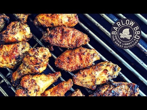 How to Make Grilled Chicken Wings | Weber Genesis Gas Grill | Barlow BBQ