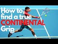 Use A HAMMER To Find Your Continental Grip In Tennis