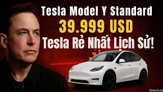 Tesla Model Y Standard giá chỉ 39.999 USD – Cuộc cách mạng xe điện bắt đầu!