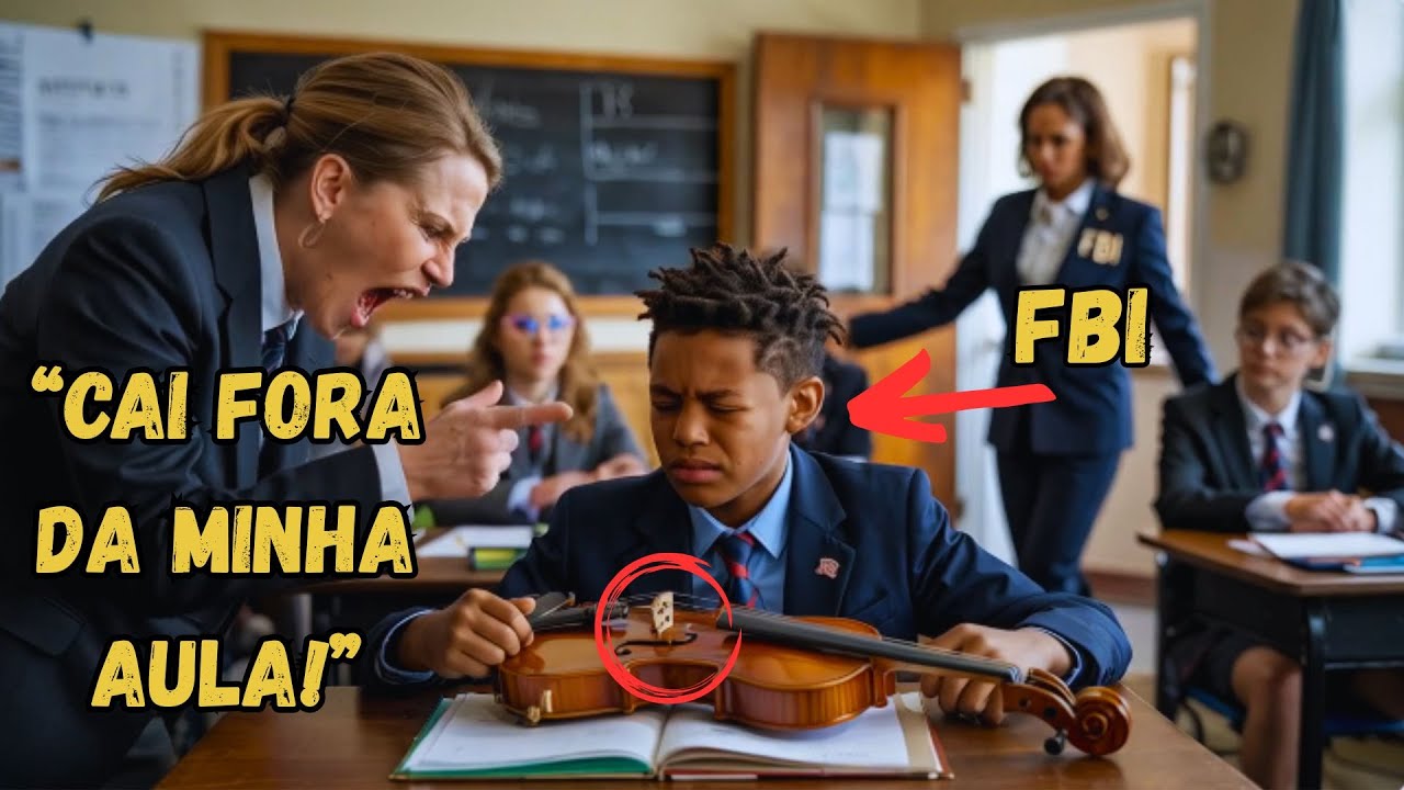 Teacher Breaks Black Boy's Violin — Then Freezes When FBI Director Mom Walks Into Room!