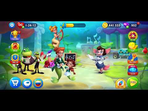 Fishdom 7421 level Gameplay Story