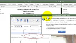 Year End Closing With QuickBooks