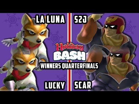 Holiday Bash SSBM - MSF | La Luna & Lucky VS Tempo | S2J & Scar - Melee Teams WQF