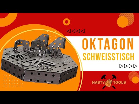 Oktagon Schweißtisch - Homemade rotary Welding table / Nasty-Tools / Weldinger MEW211 Syn Puls Pro