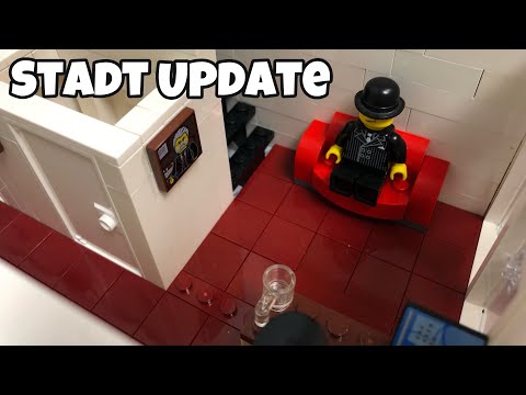 Bau einer Lego Stadt Teil 30 - Hotel einrichten - Lobby, Bar und Restaurant