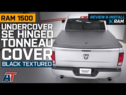 2009-2018 RAM 1500 UnderCover SE Hinged Tonneau Cover - Black Textured Review & Install