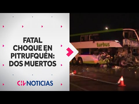 Dos muertos tras fatal choque en Pitrufquén: Camión fue impactado por bus interurbano