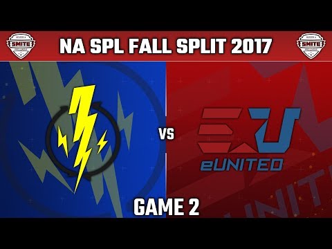 SMITE Pro League Fall Split Week 3 NA 2017 - Might Storm vs. eUnited (Game 2)