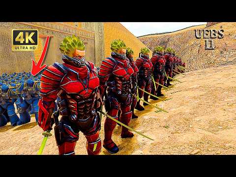 4,000,000 ALIENS VS SAMURAI, NINJAS, ULTRAMARINES, MANDALORIANS, BLACK TEMPLARS, PREDATORS | UEBS 2