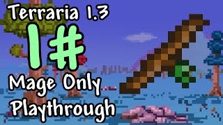 Expert Mode Terraria || Mage Only: Wand of Sparking || Episode 1