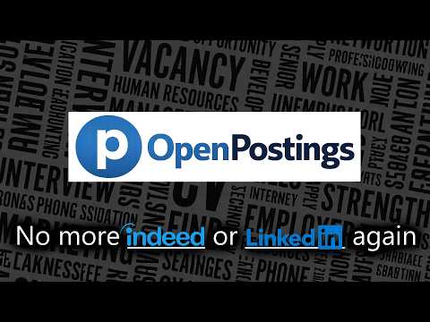 OpenPostings: Job Search video thumbnail