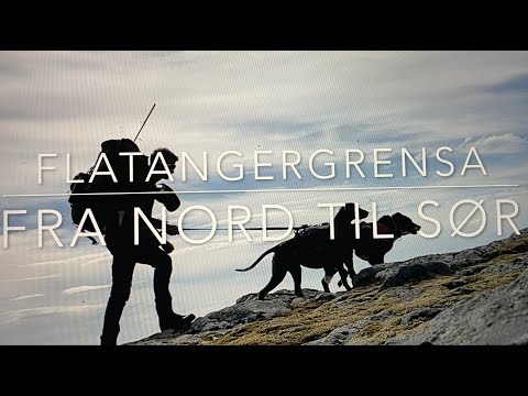 Flatangergrensa med storsekk, telt og fiskestanga!"Ett MiniEventyr" (ørretfiske, fjelltur, vandring)