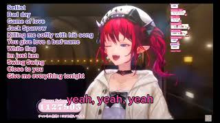 Irys sings locked out of heaven by Bruno Mars [english lyrics]