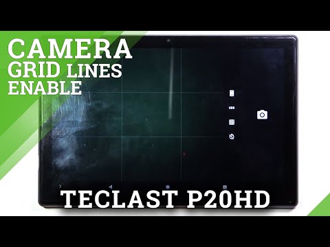 How to Turn On GridLines  – Camera Settings on TECLAST P20HD