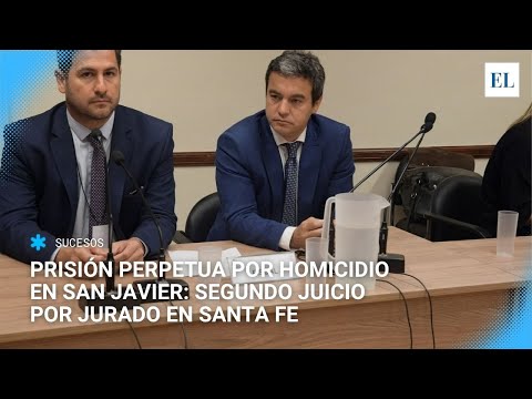 Prisión perpetua por homicidio en San Javier: segundo juicio por jurado en santa fe