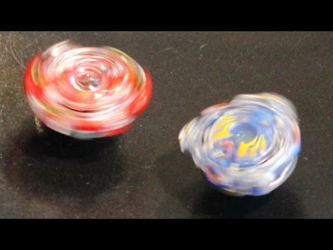 B-35 Storm Spriggan K.U. vs B-01 Valkyrie Wing Accel! Epic Beyblade Burst Battle!
