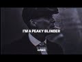 Otnicka - Peaky Blinder (Slowed+Reverb+Lyrics) | I'm not outsider i'm a peaky blinder