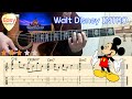 Walt Disney Intro Disney Opening Theme Easy Fingerstyle Guitar Turotial TAB 디즈니 인트로 Shor
