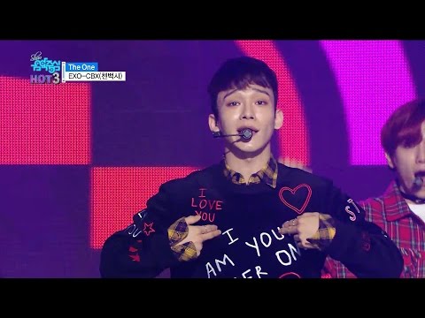 【TVPP】 EXO-CBX - The One, 엑소-첸백시 – The One @Unit Debut, Show Music Core